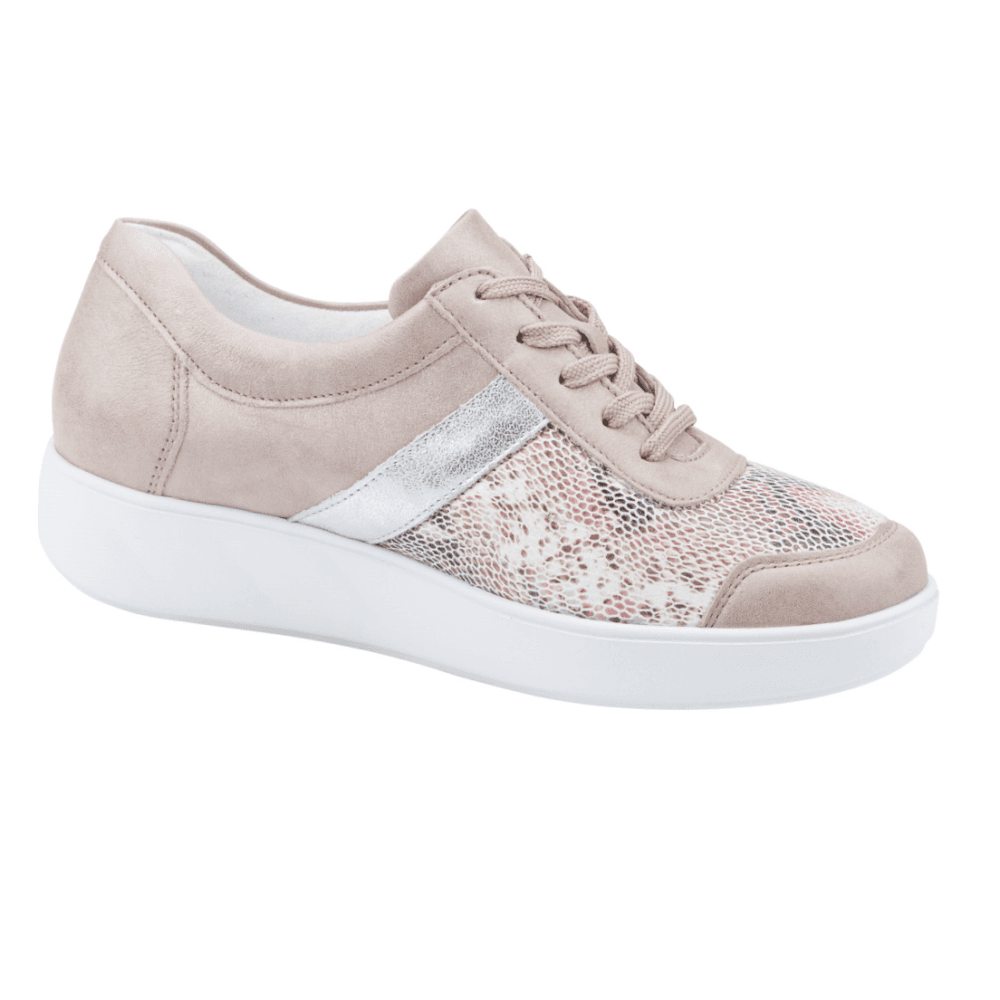 Waldlaufer K-Lili Wide Fit Casual Trainer Shoe - Apricot - image 004 |ww_colour=apricot|ww_order=004|