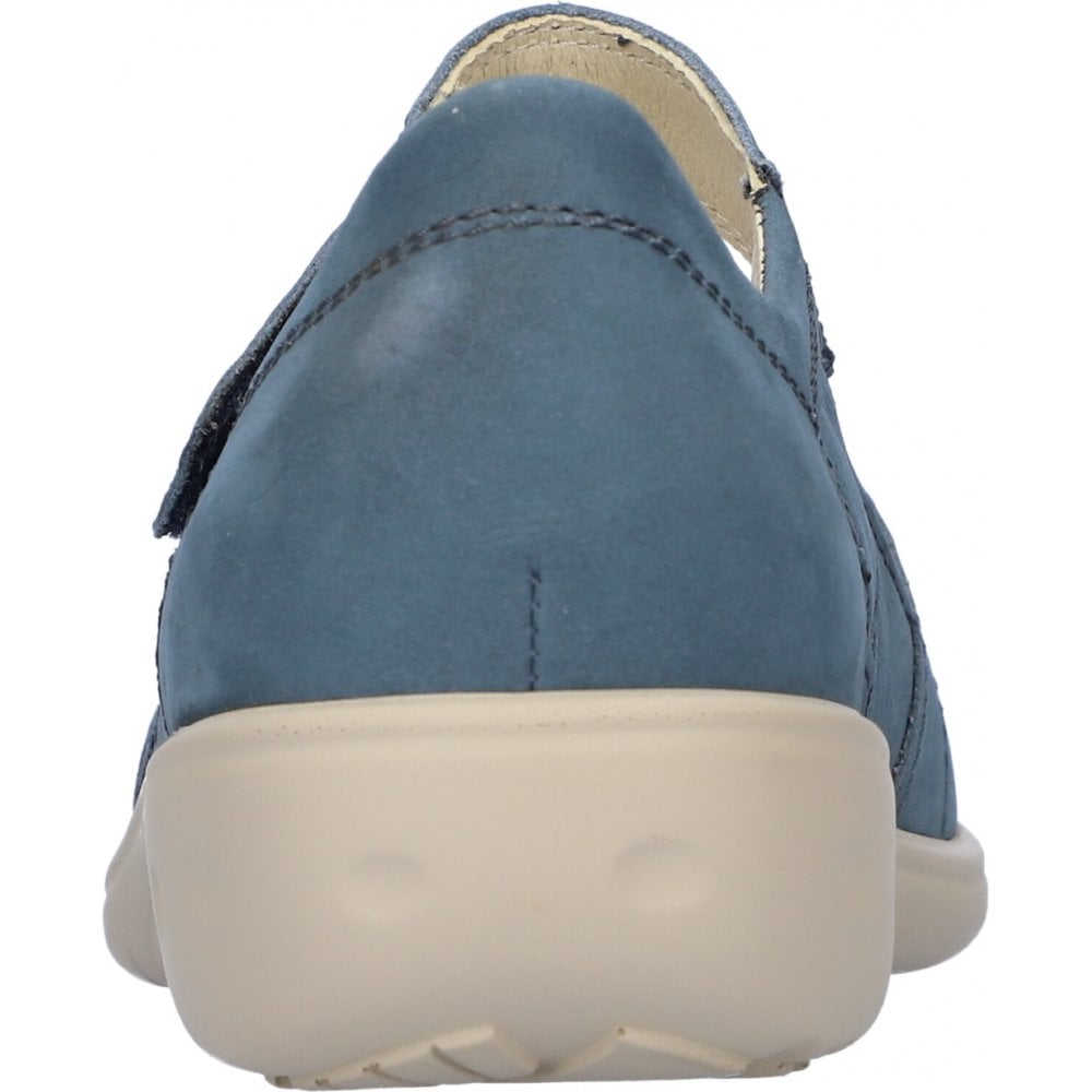 Waldlaufer Kara Hook & Loop Fastening Sandal - Denim - image 005 |ww_colour=denim|ww_order=005|