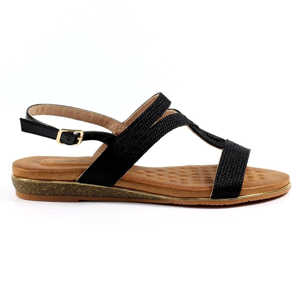 Lunar Lisia Sandal - Black - image 005 |ww_colour=black|ww_order=005|