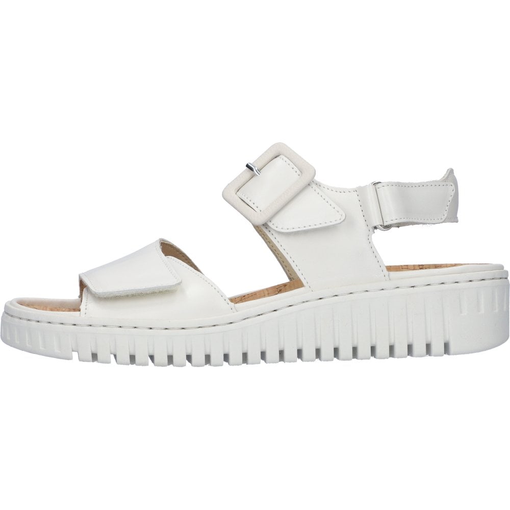 Waldlaufer 955004  Willow Leather Adjustable Wedge Sandal - Off White - image 005 |ww_colour=off-white|ww_order=005|