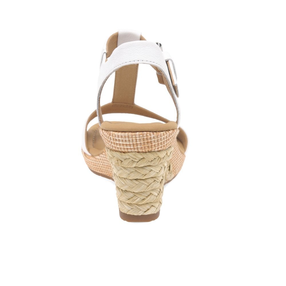 Gabor Karen Wedge Sandal - White 40 - image 005 |ww_colour=white-40|ww_order=005|