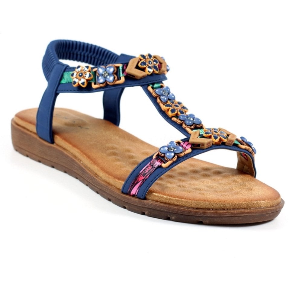 Lunar Becca Sandal - Blue - image 001 |ww_colour=blue|ww_order=001|