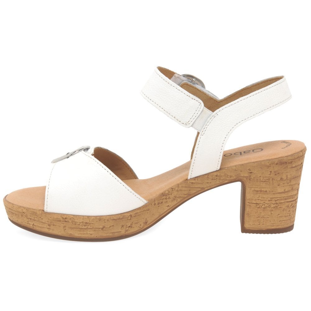 Gabor Fantastica Heeled Sandal - White - image 003 |ww_colour=white|ww_order=003|