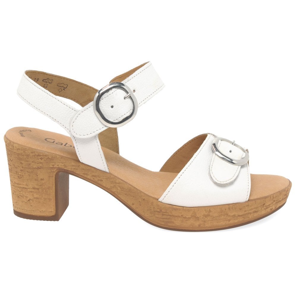 Gabor Fantastica Heeled Sandal - White - image 005 |ww_colour=white|ww_order=005|