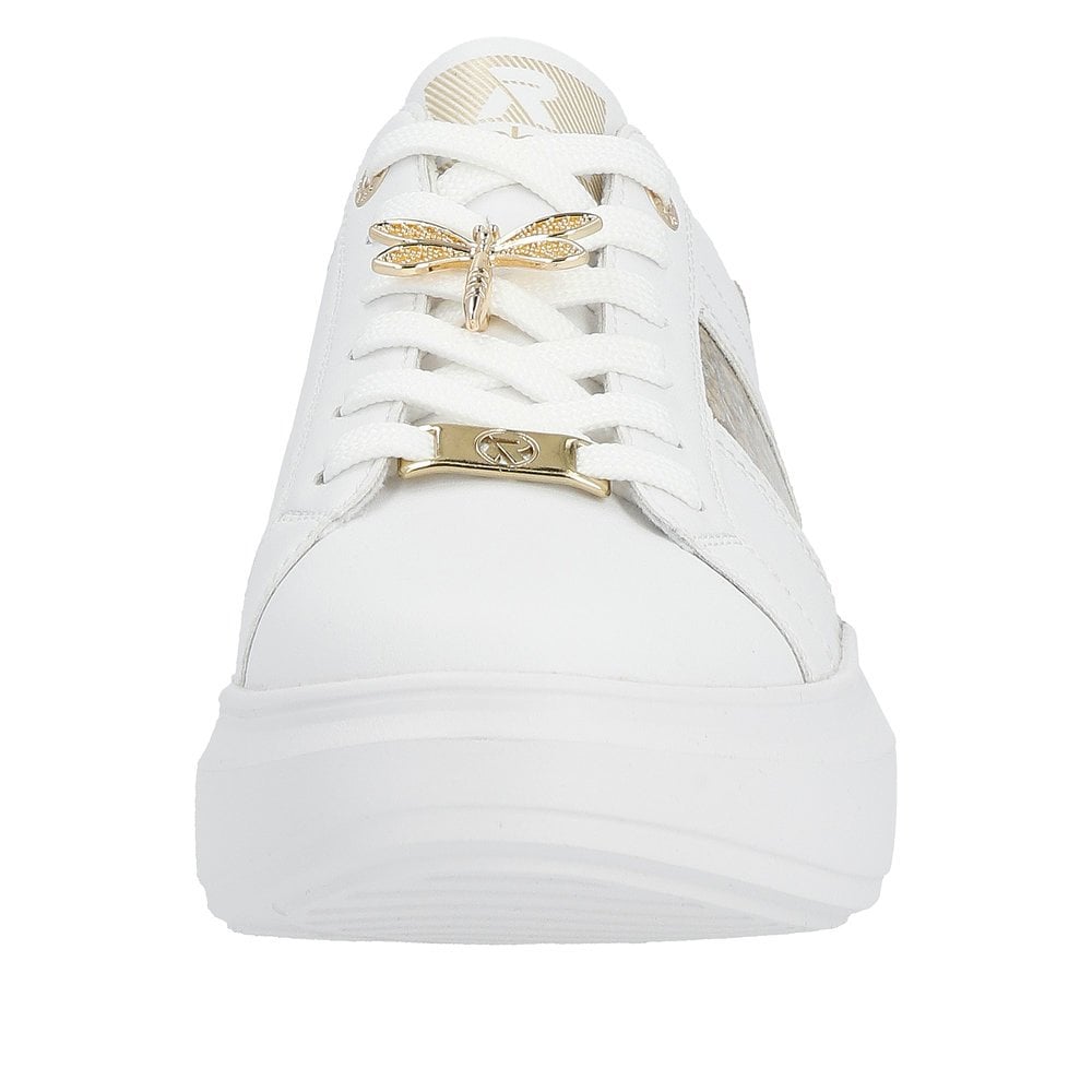 Rieker W1202 Ladies Lace-up - White Combi - image 005 |ww_colour=white-combi|ww_order=005|