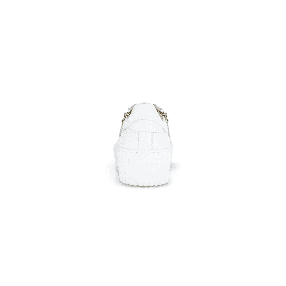 Gabor Dolly Casual Lace Up/Zip Shoe Bee Detail - White - image 004 |ww_colour=white|ww_order=004|