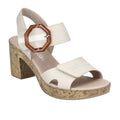 Rieker Chunky Heeled Sandal - Beige - image 001 |ww_colour=beige|ww_order=001|