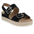 Westland by Josef Seibel Madison 06 Espadrille Wedge Sandal - Black - image 001 |ww_colour=black|ww_order=001|