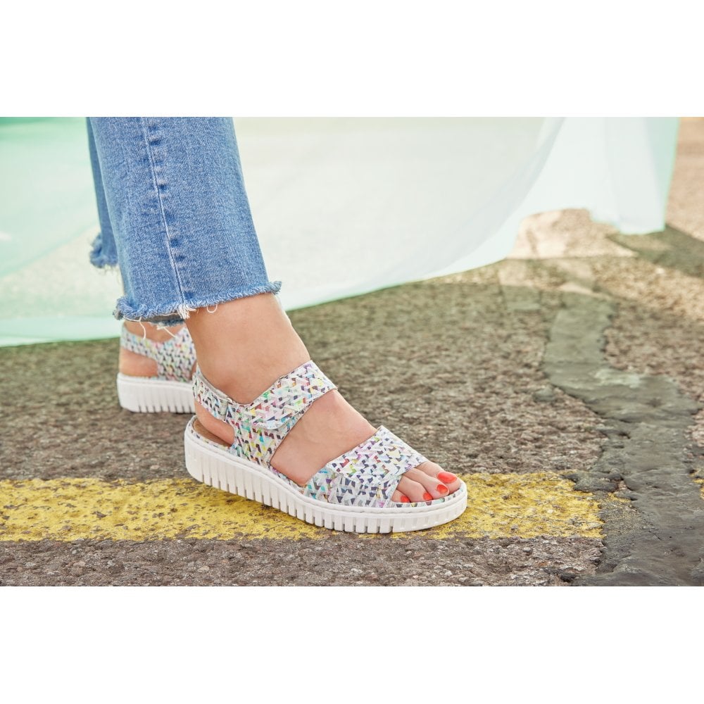 Waldlaufer 955001 Willow Adjustable Sandal - Multi - image 002 |ww_colour=multi|ww_order=002|