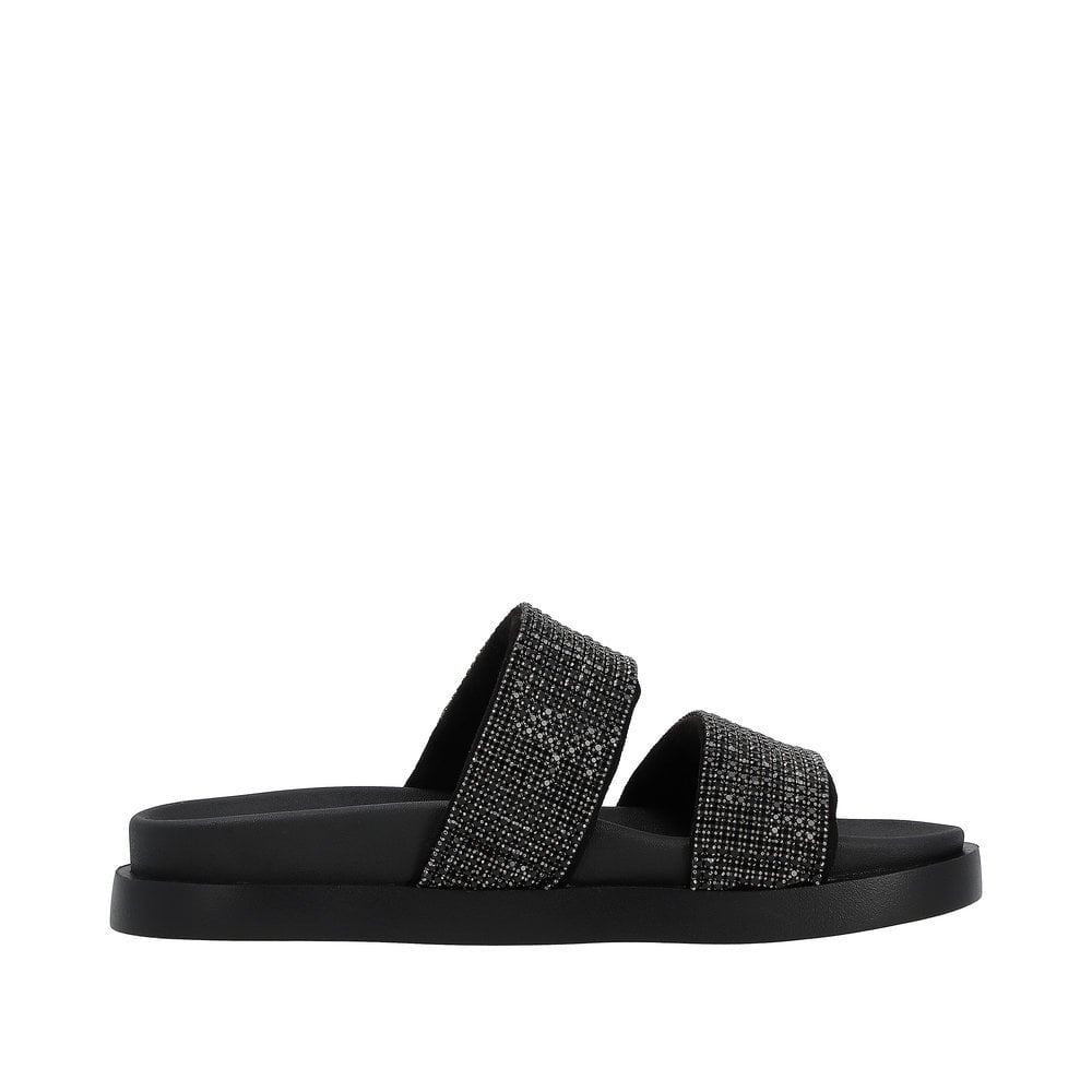 Rieker W1451 Slider Mule Sandal - Black - image 003 |ww_colour=black|ww_order=003|