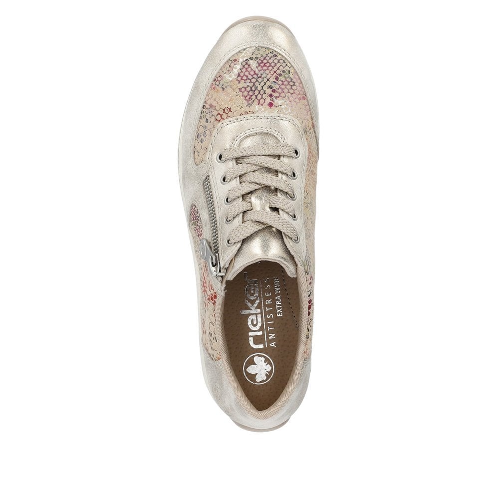Rieker N1112 Lace Up/Zip Casual Shoe - Multi - image 006 |ww_colour=multi|ww_order=006|