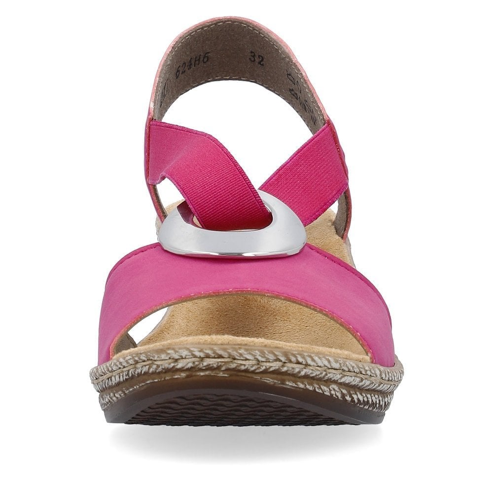 Rieker Slip On Wedge Sandal - Pink - image 007 |ww_colour=pink|ww_order=007|