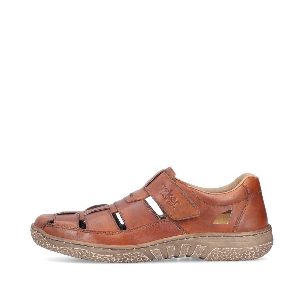 Rieker Fisherman Closed Toe Sandal - Brown - image 004 |ww_colour=brown|ww_order=004|