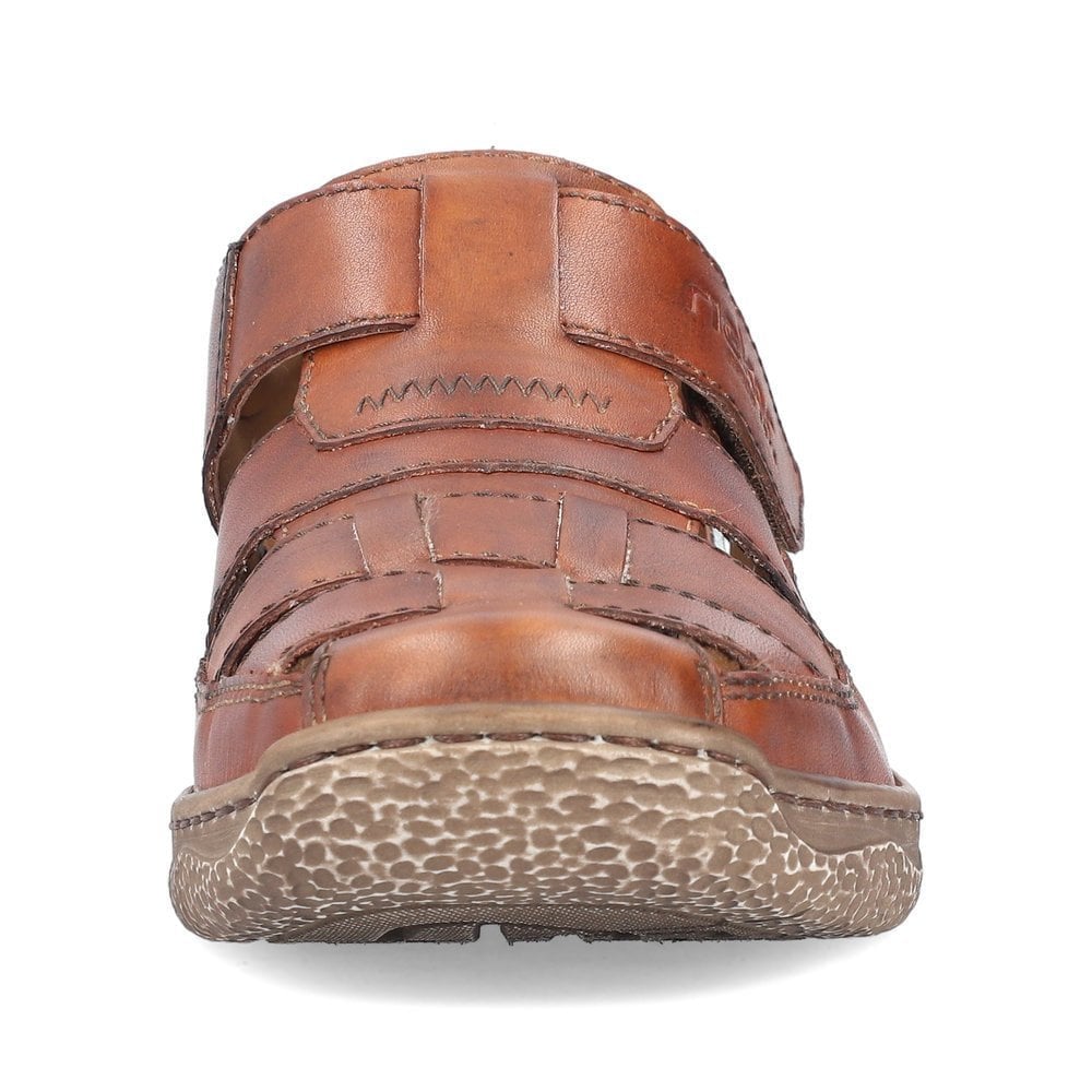 Rieker Fisherman Closed Toe Sandal - Brown - image 005 |ww_colour=brown|ww_order=005|
