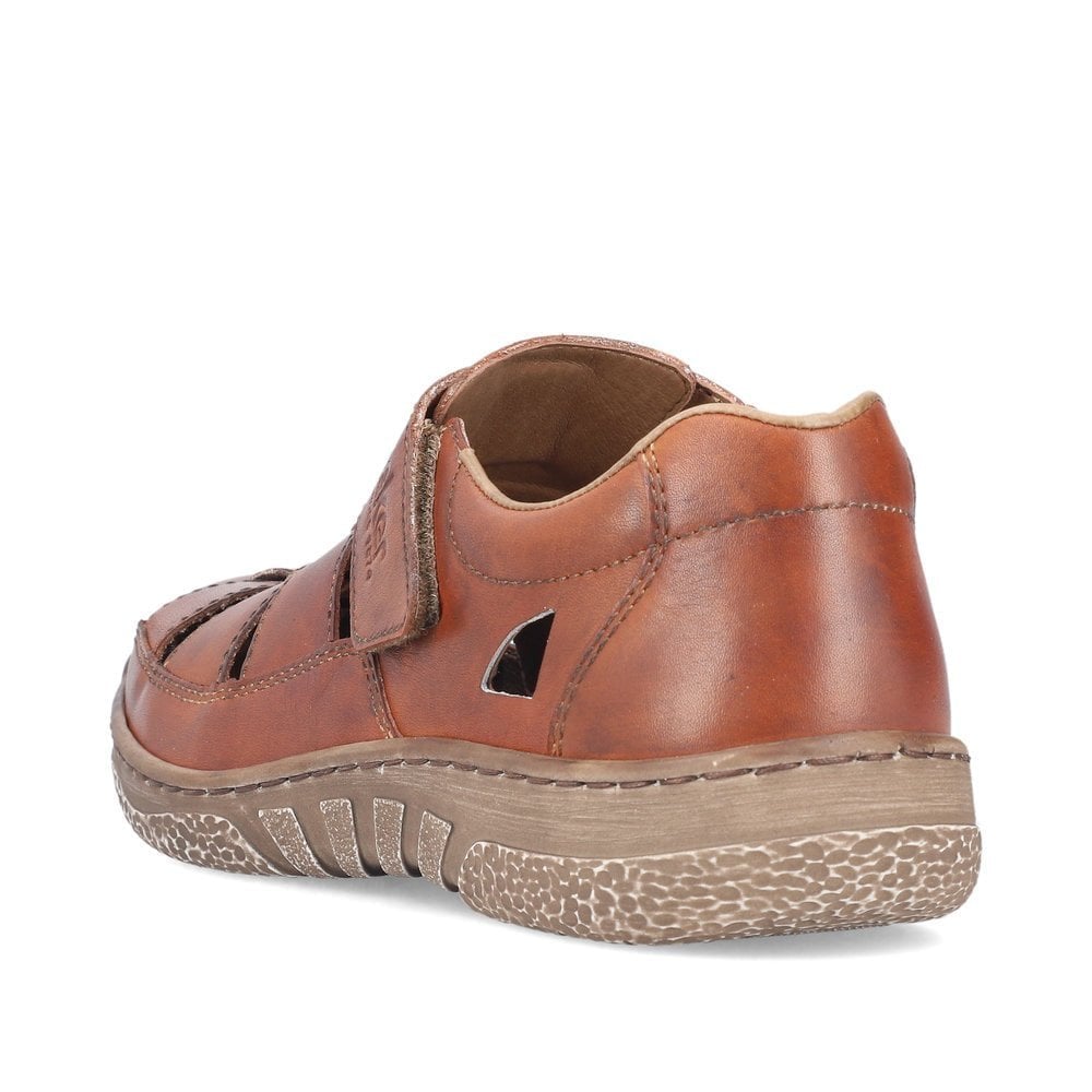 Rieker Fisherman Closed Toe Sandal - Brown - image 007 |ww_colour=brown|ww_order=007|