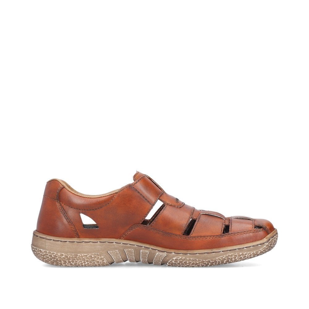 Rieker Fisherman Closed Toe Sandal - Brown - image 008 |ww_colour=brown|ww_order=008|