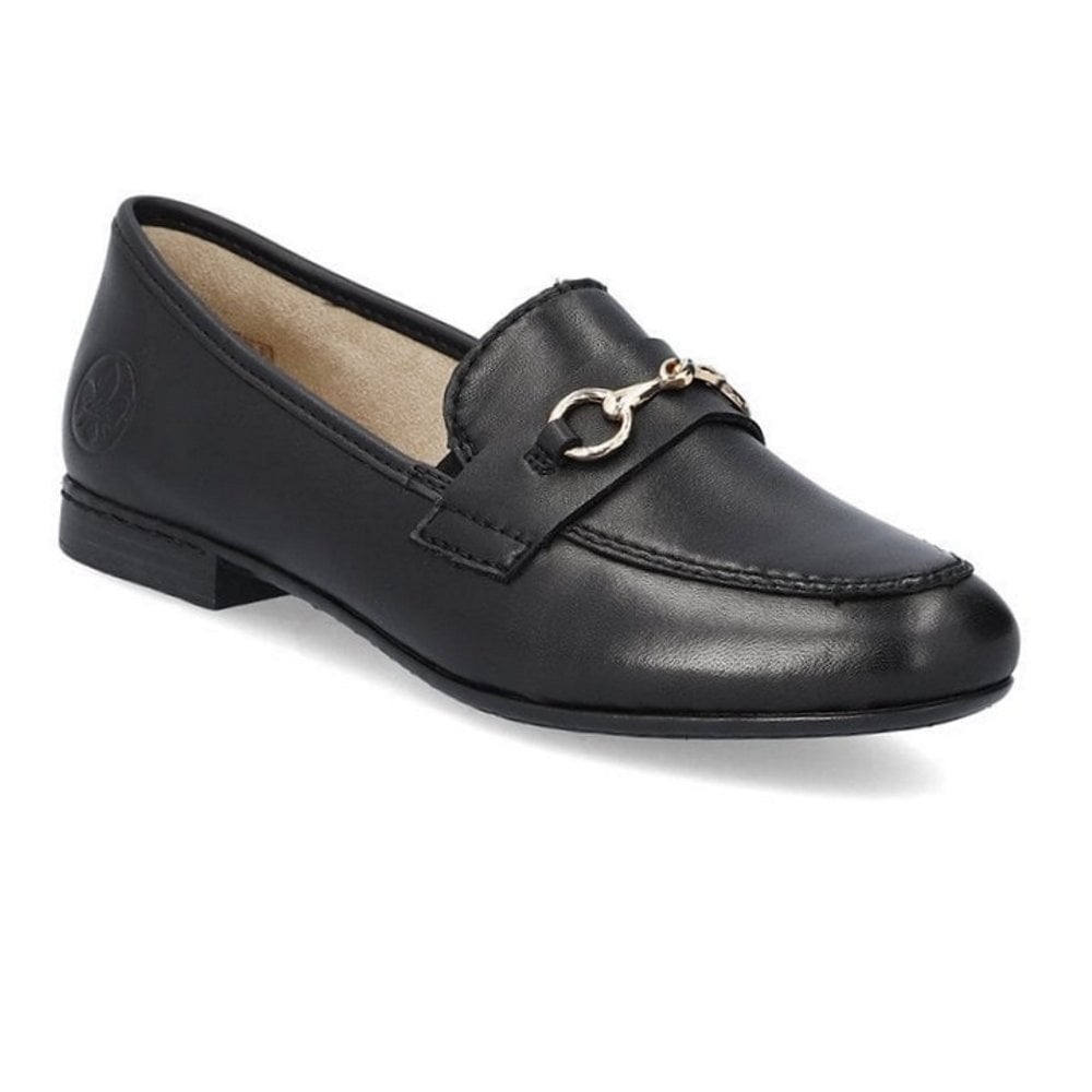 Rieker 51764 Slip On Loafer - Black - image 001 |ww_colour=black|ww_order=001|