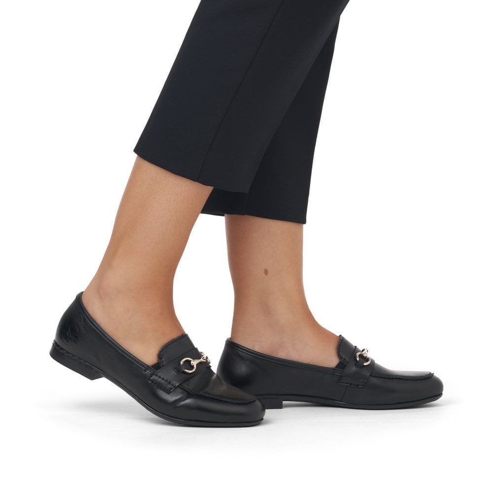Rieker 51764 Slip On Loafer - Black - image 002 |ww_colour=black|ww_order=002|
