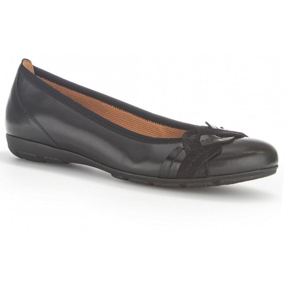 Gabor Redhill Ballet Pump - Black - image 001 |ww_colour=black|ww_order=001|