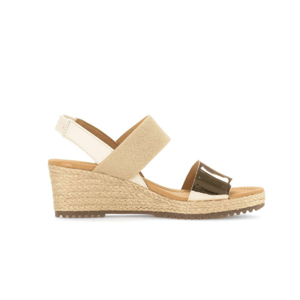 Gabor 034 Spice Wedge Sandal - Off White - image 003 |ww_colour=off-white|ww_order=003|