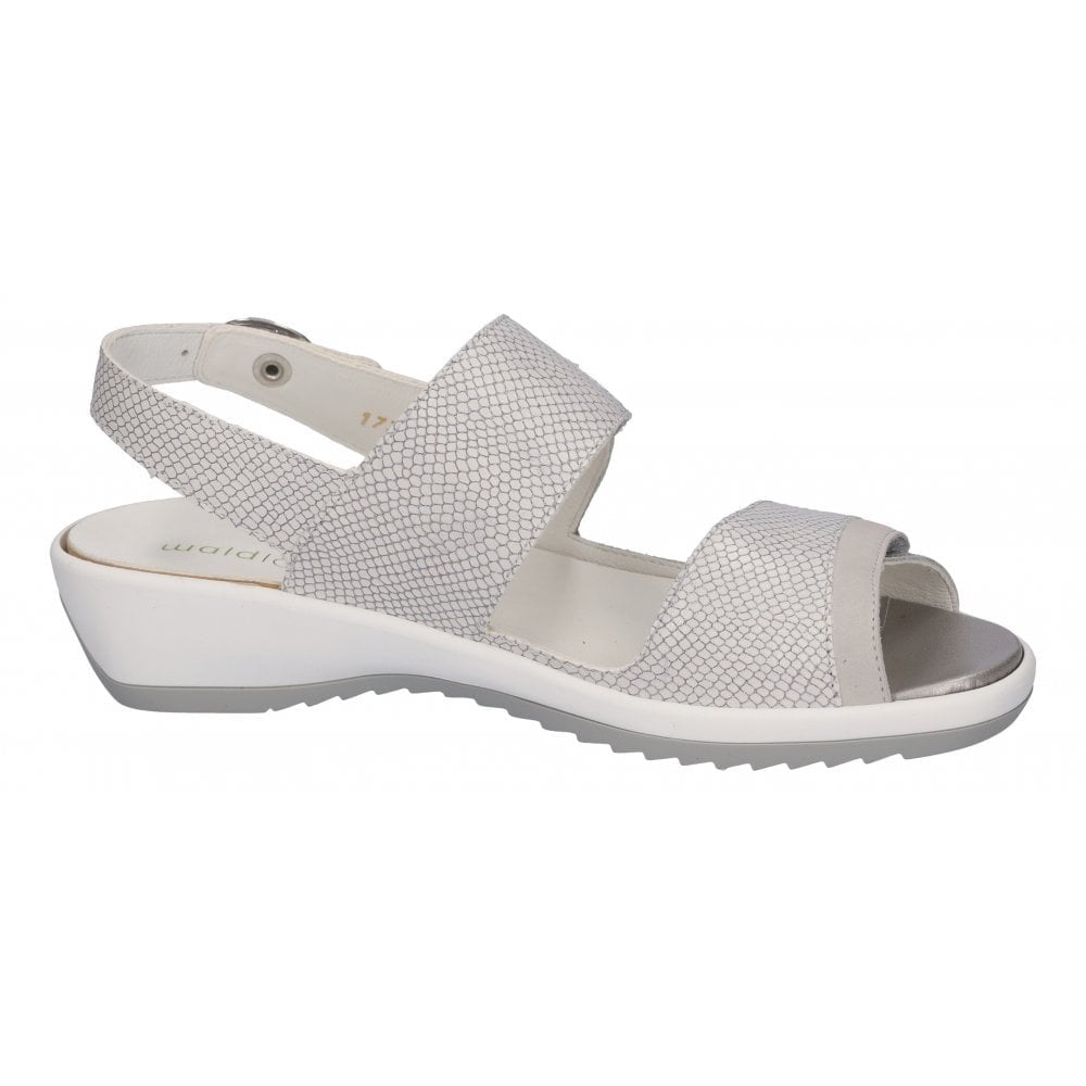 Waldlaufer Ginger Sandal with 3 Adjustable Fastenings - TaupeCement Silber - image 004 |ww_colour=taupecement-silber|ww_order=004|