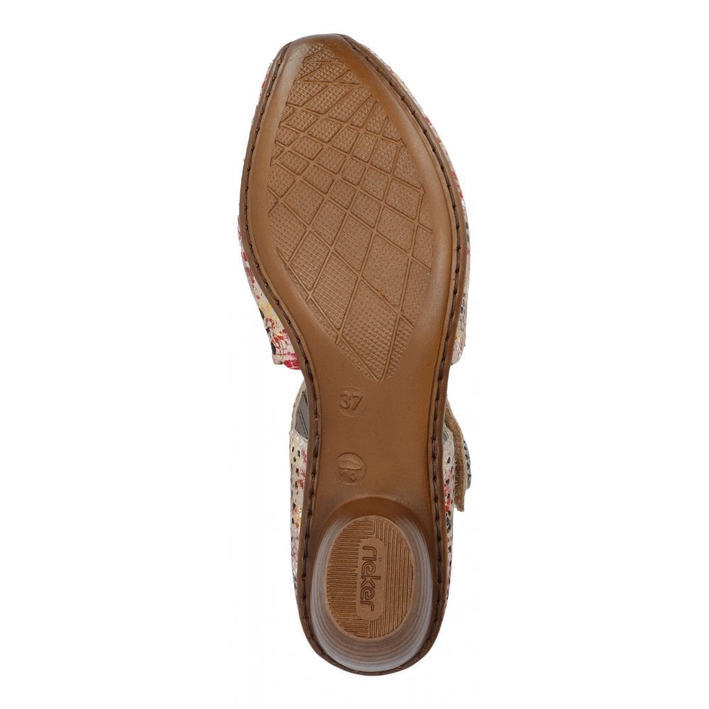 Rieker 43753 Heeled Summer Shoe - Multi - image 005 |ww_colour=multi|ww_order=005|