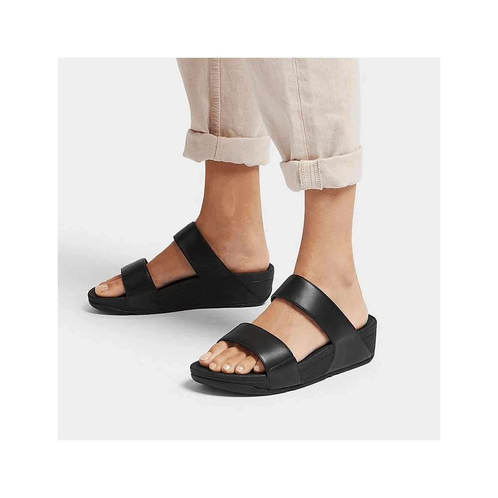 Fitflop Lulu Adjustable Slides - Black - image 002 |ww_colour=black|ww_order=002|