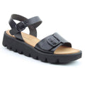 Heavenly Feet Trudy Vegan Friendly Sandal - Black - image 001 |ww_colour=black|ww_order=001|