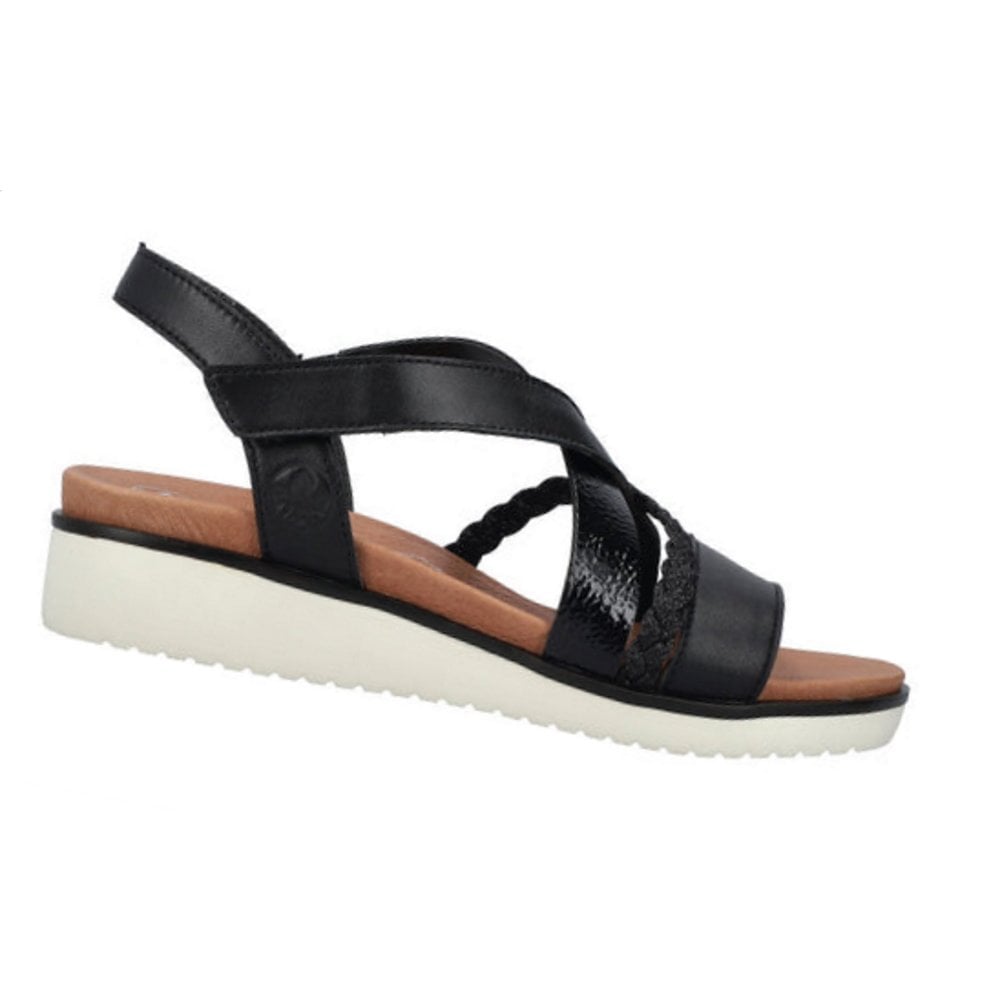 Rieker V3773 Strappy Sandal - Black - image 001 |ww_colour=black|ww_order=001|