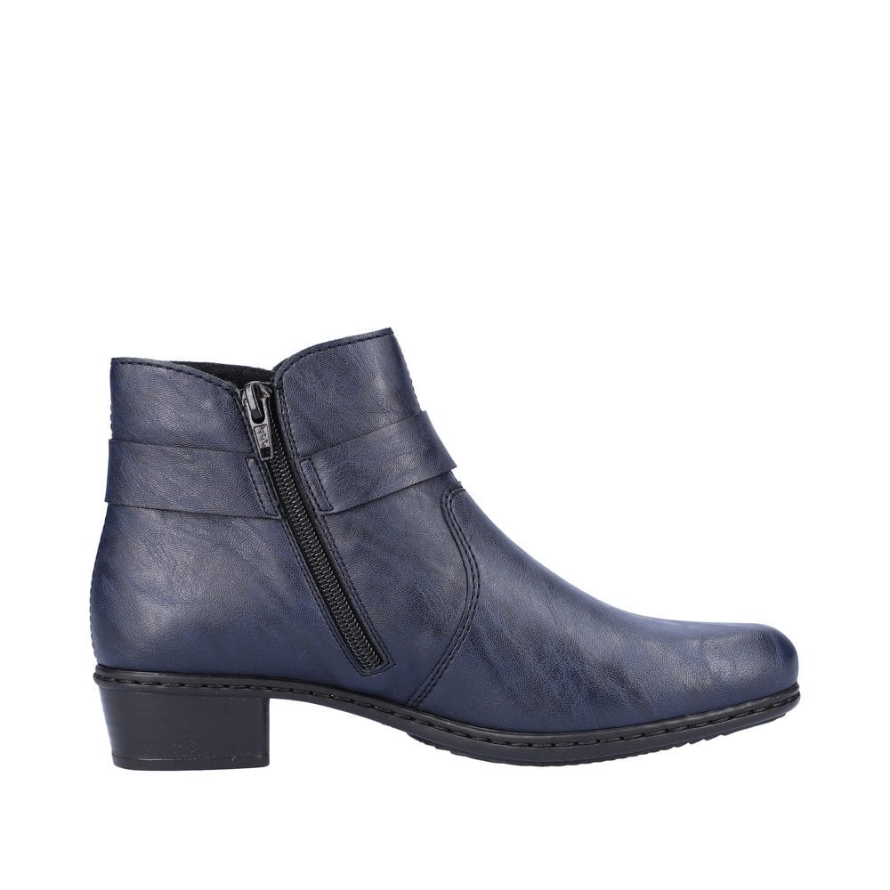 Rieker Y0775 Zip Up Ankle Boot - Blue - image 002 |ww_colour=blue|ww_order=002|
