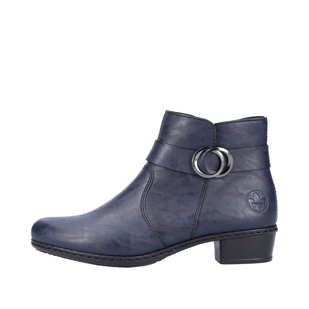 Rieker Y0775 Zip Up Ankle Boot - Blue - image 005 |ww_colour=blue|ww_order=005|