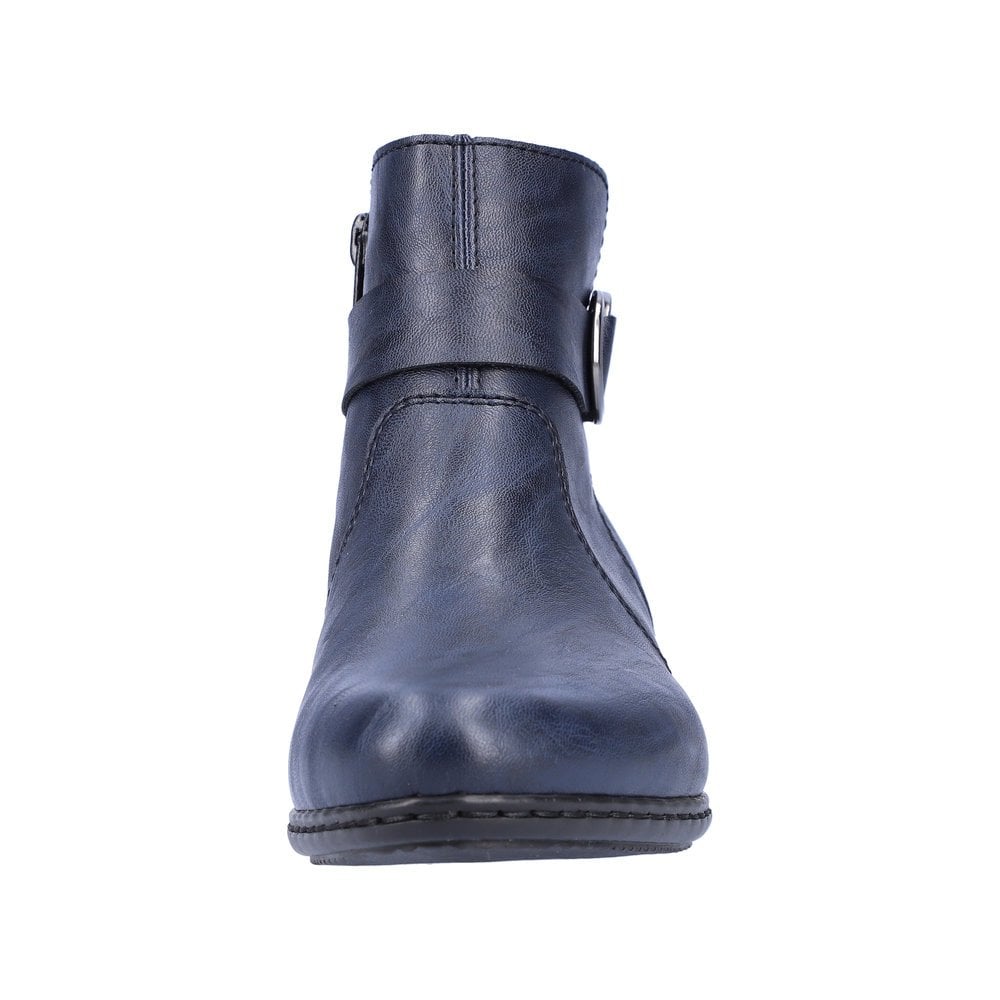 Rieker Y0775 Zip Up Ankle Boot - Blue - image 006 |ww_colour=blue|ww_order=006|