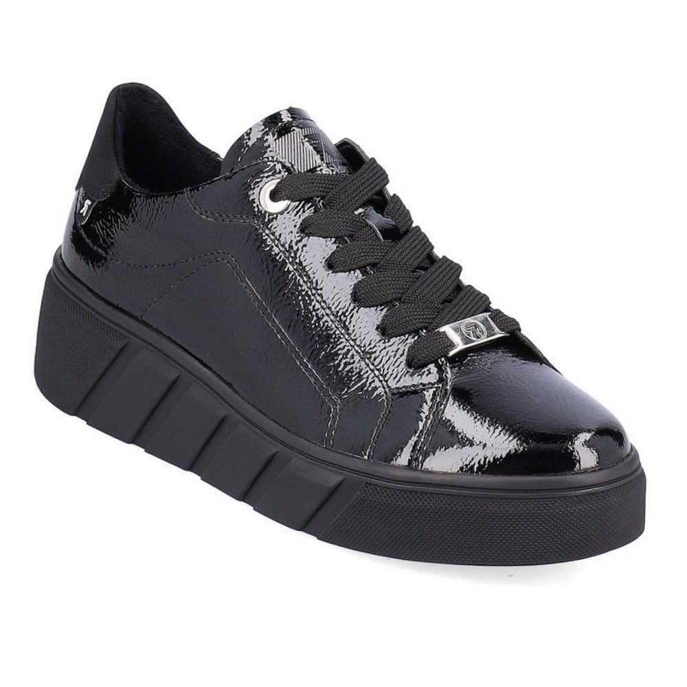 Rieker W0501 Lace Up Casual Shoe - Black - image 001 |ww_colour=black|ww_order=001|