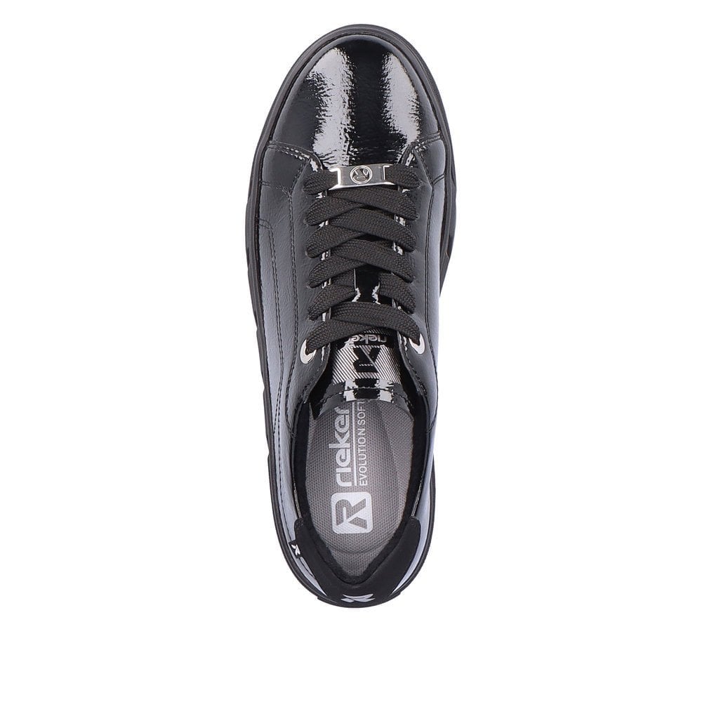 Rieker W0501 Lace Up Casual Shoe - Black - image 004 |ww_colour=black|ww_order=004|