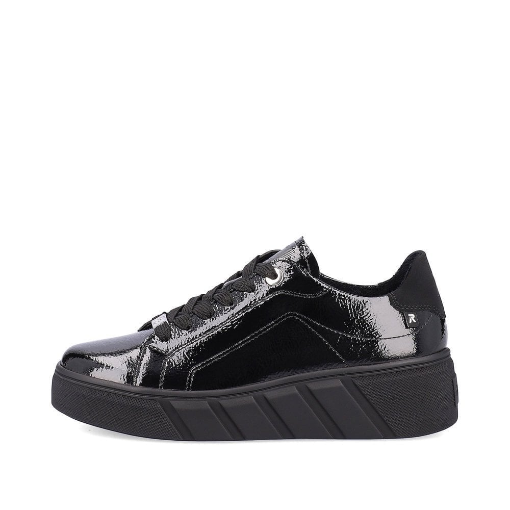 Rieker W0501 Lace Up Casual Shoe - Black - image 005 |ww_colour=black|ww_order=005|