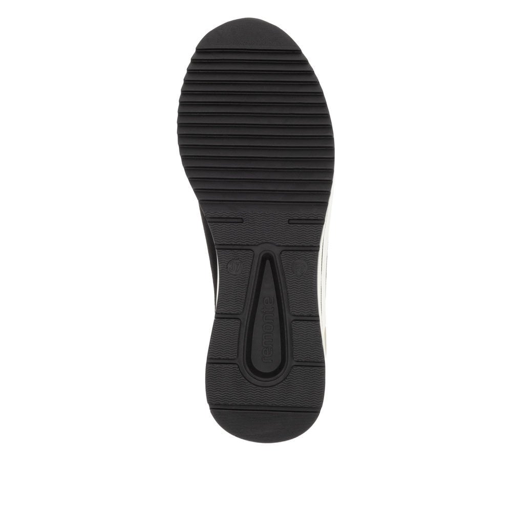 Remonte D0T08 Zip Up Casual Shoe - Black - image 003 |ww_colour=black|ww_order=003|