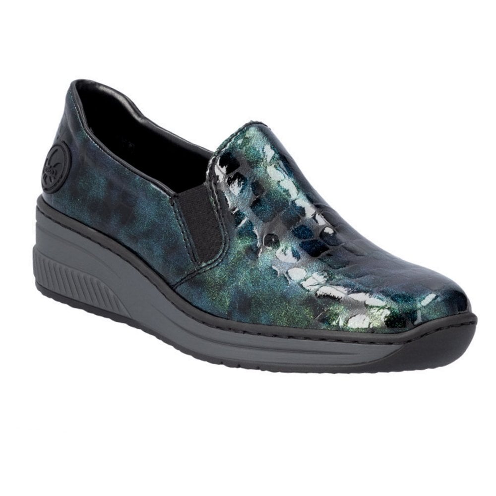 Rieker 48752 Slip On Shoe - Green - image 001 |ww_colour=green|ww_order=001|