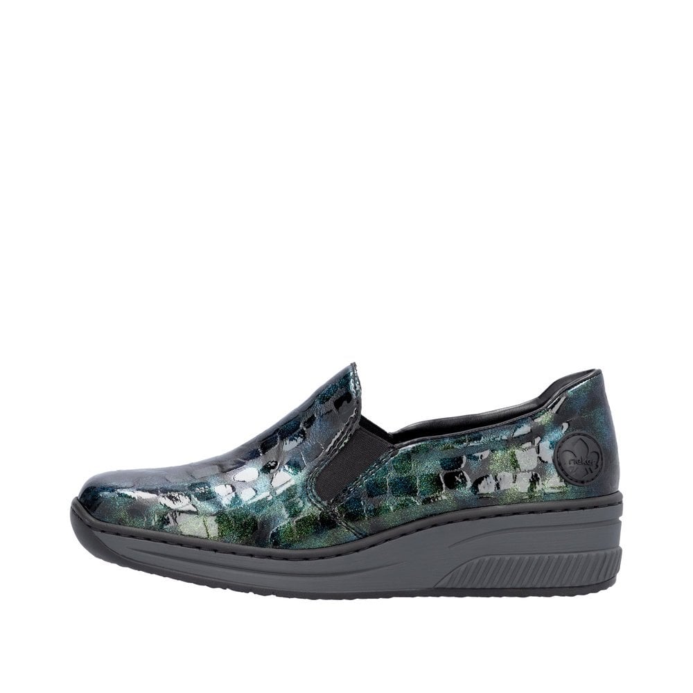 Rieker 48752 Slip On Shoe - Green - image 005 |ww_colour=green|ww_order=005|