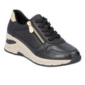 Rieker N9301 Zip Up/Lace Up Casual Shoe - Black - image 001 |ww_colour=black|ww_order=001|