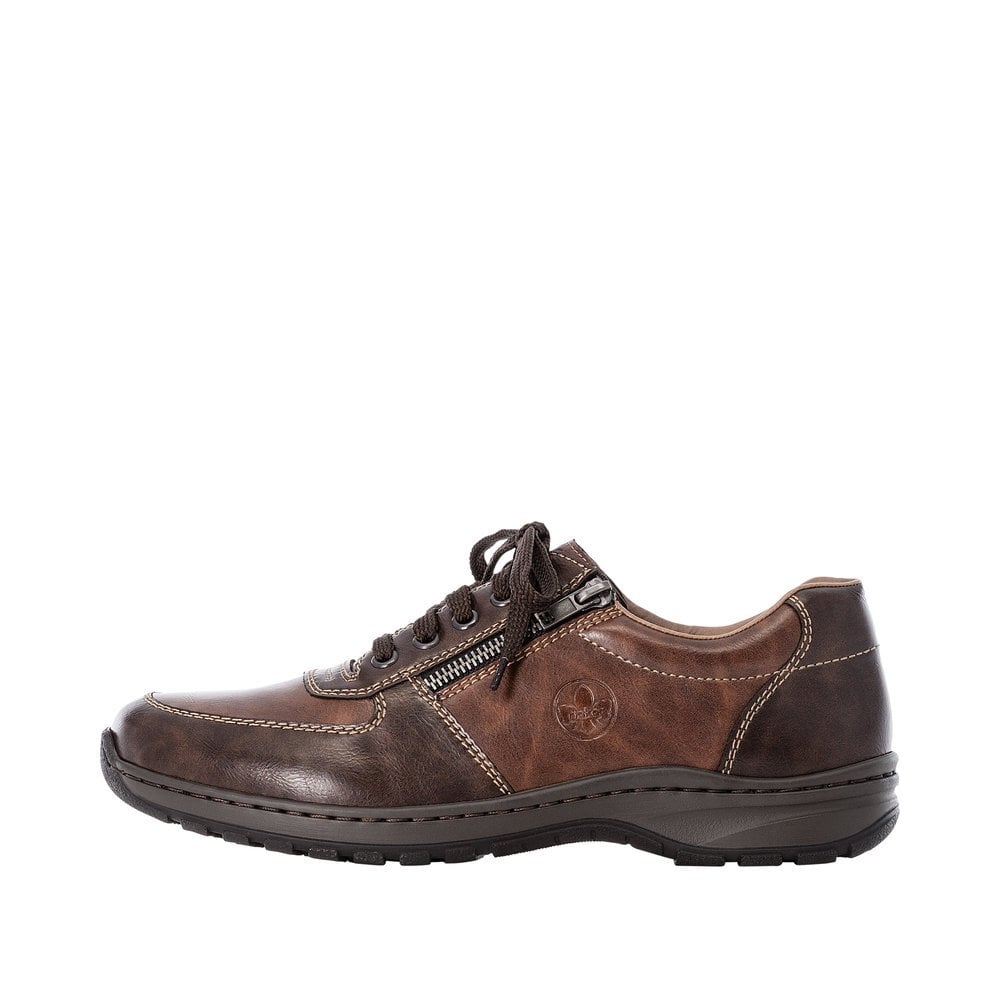 Rieker 03329 Lace & Zip Up Shoe - Brown - image 005 |ww_colour=brown|ww_order=005|