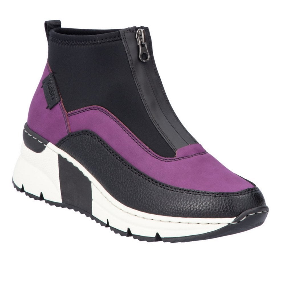 Rieker Korsica N6352 Ankle Boot - Purple - image 001 |ww_colour=purple|ww_order=001|