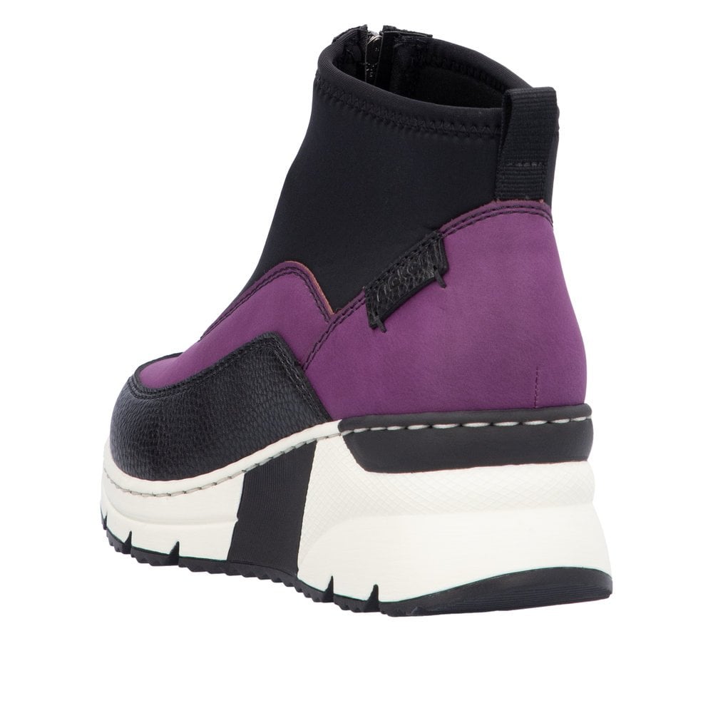 Rieker Korsica N6352 Ankle Boot - Purple - image 003 |ww_colour=purple|ww_order=003|