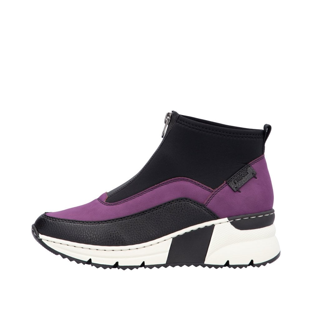 Rieker Korsica N6352 Ankle Boot - Purple - image 005 |ww_colour=purple|ww_order=005|