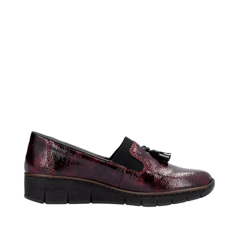 Rieker 53751 Moccasin Shoe - Red - image 004 |ww_colour=red|ww_order=004|