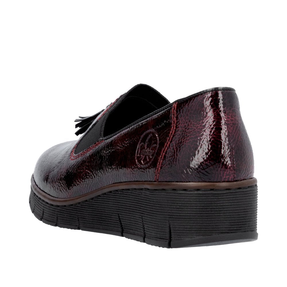 Rieker 53751 Moccasin Shoe - Red - image 005 |ww_colour=red|ww_order=005|