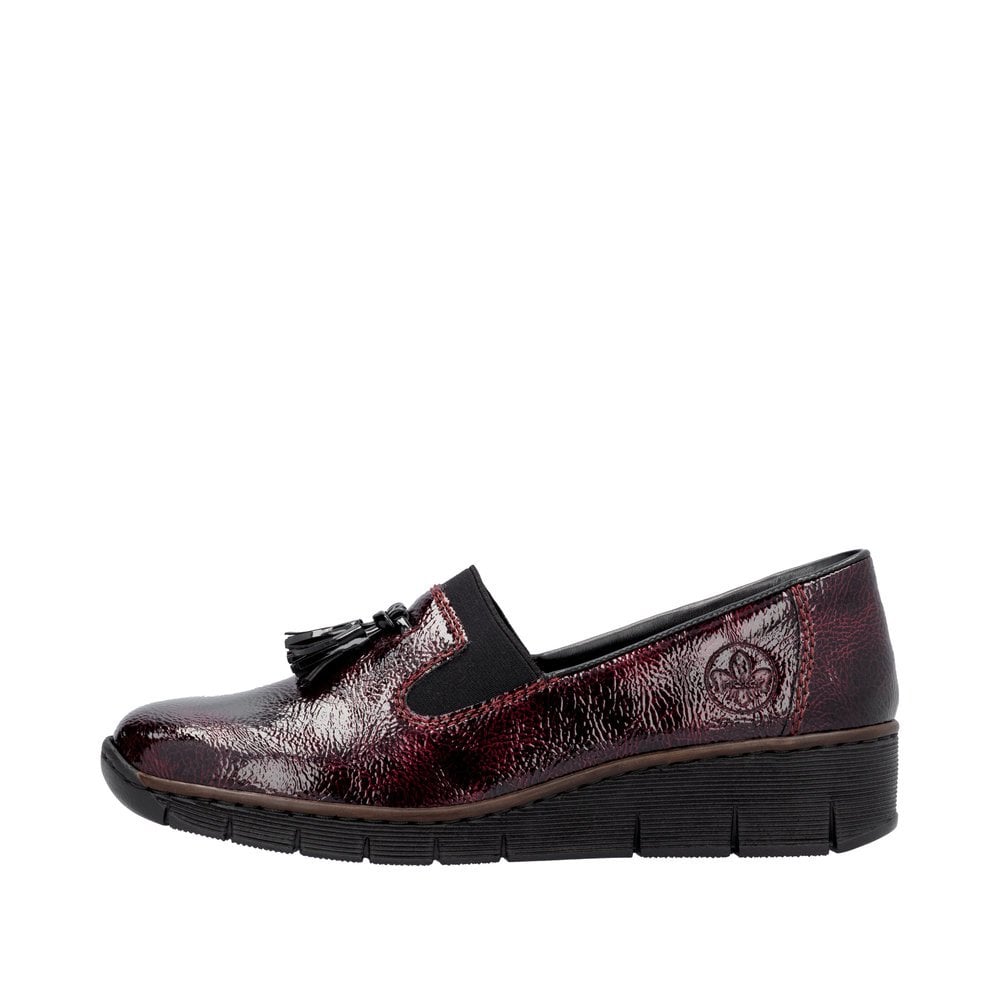 Rieker 53751 Moccasin Shoe - Red - image 007 |ww_colour=red|ww_order=007|