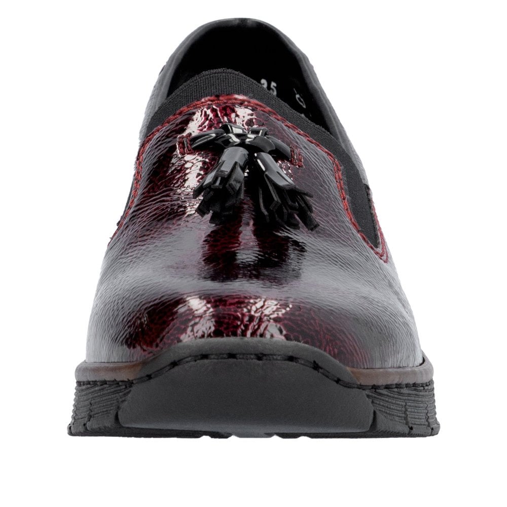Rieker 53751 Moccasin Shoe - Red - image 008 |ww_colour=red|ww_order=008|