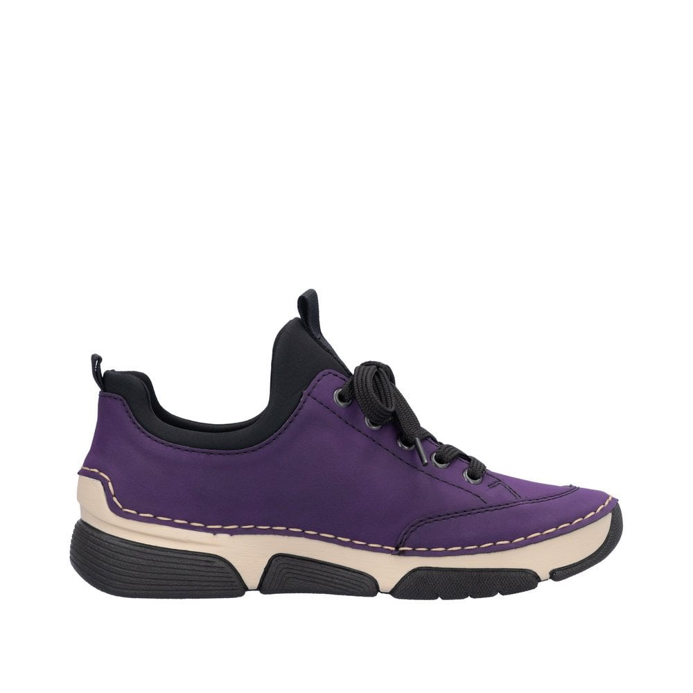 Rieker 45973 Lace-up Shoe - Purple - image 004 |ww_colour=purple|ww_order=004|