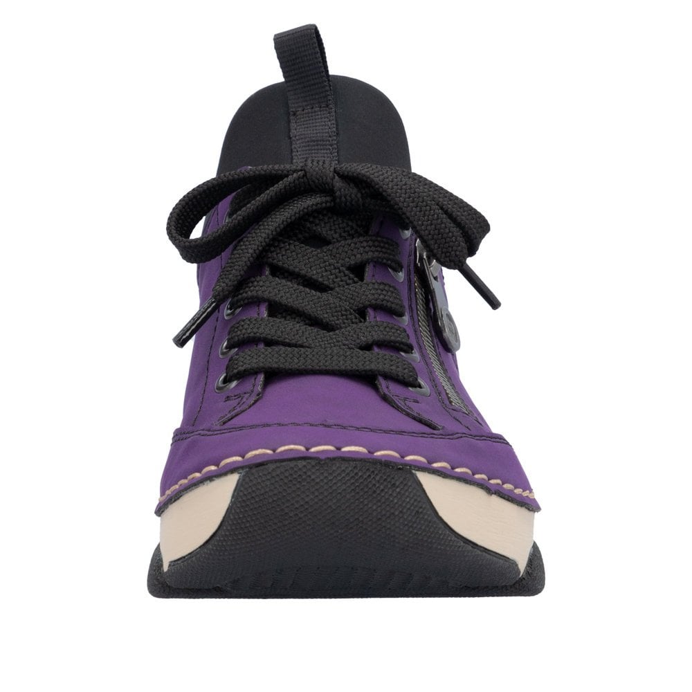 Rieker 45973 Lace-up Shoe - Purple - image 008 |ww_colour=purple|ww_order=008|