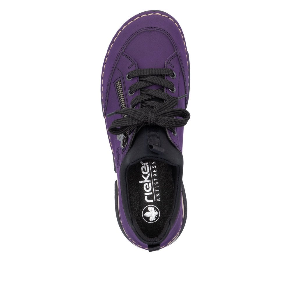 Rieker 45973 Lace-up Shoe - Purple - image 009 |ww_colour=purple|ww_order=009|